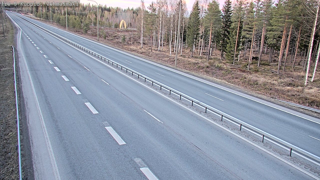 Kelikamerat Kuva Tie 5 Kuopio, Vehmasmäki, Kuopio, Pohjois-Savo