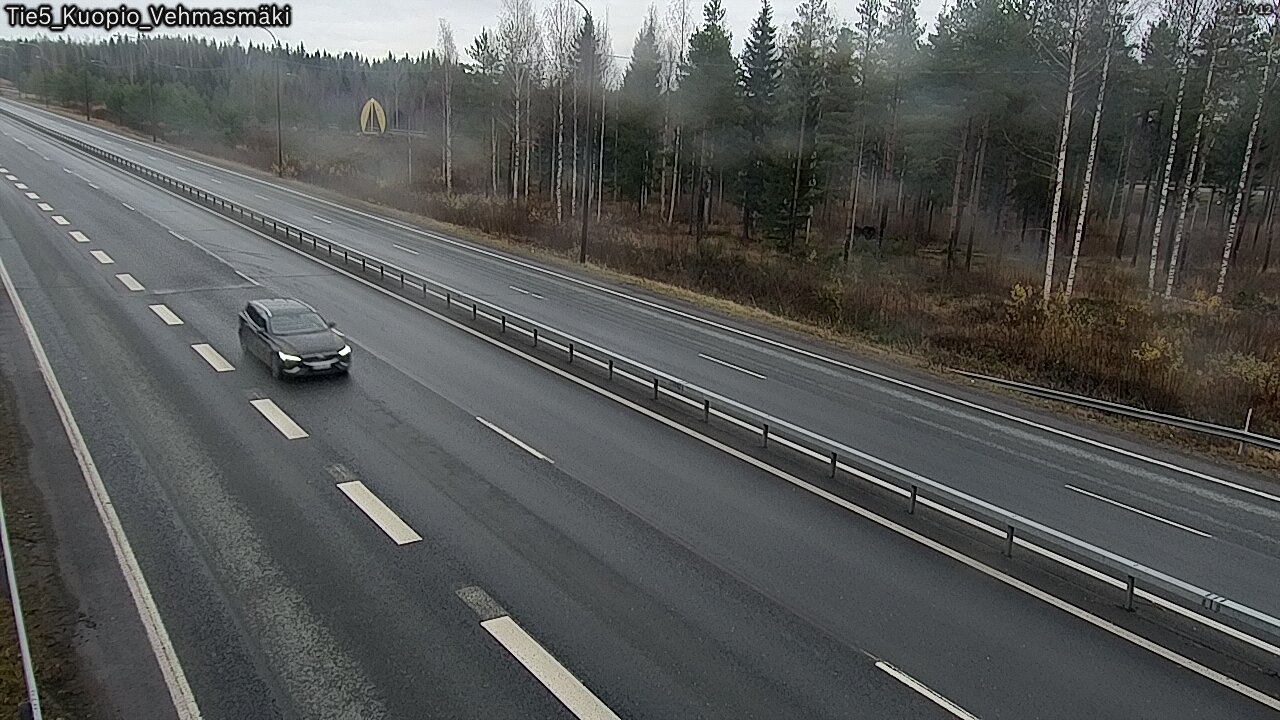 Weather Camera Image Väg 5 Kuopio, Vehmasmäki, Kuopio, Pohjois-Savo