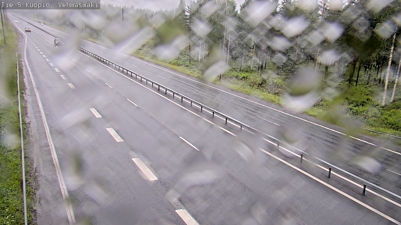 Weather Camera Image Väg 5 Kuopio, Vehmasmäki, Kuopio, Pohjois-Savo
