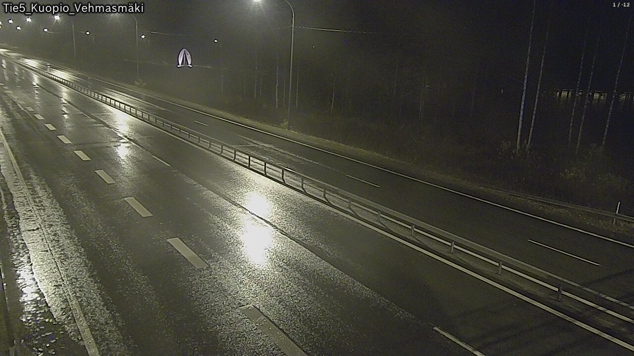Weather Camera Image Väg 5 Kuopio, Vehmasmäki, Kuopio, Pohjois-Savo