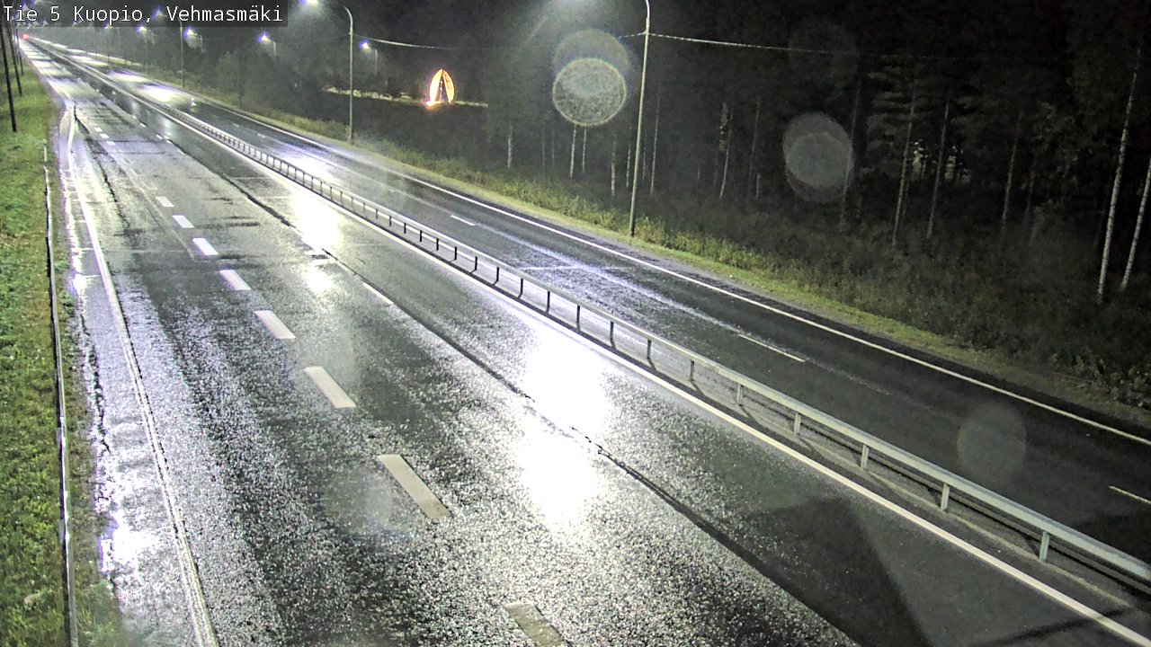 Weather Camera Image Road 5 Kuopio, Vehmasmäki, Kuopio, Pohjois-Savo