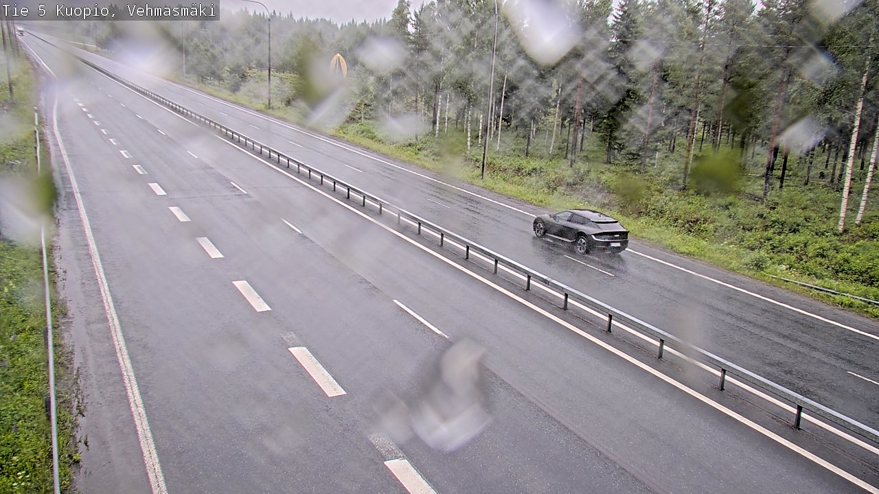 Weather Camera Image Väg 5 Kuopio, Vehmasmäki, Kuopio, Pohjois-Savo