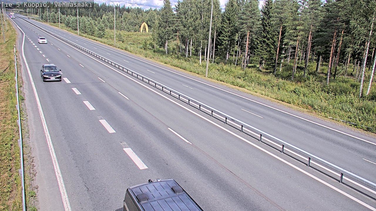 Kelikamerat Kuva Tie 5 Kuopio, Vehmasmäki, Kuopio, Pohjois-Savo