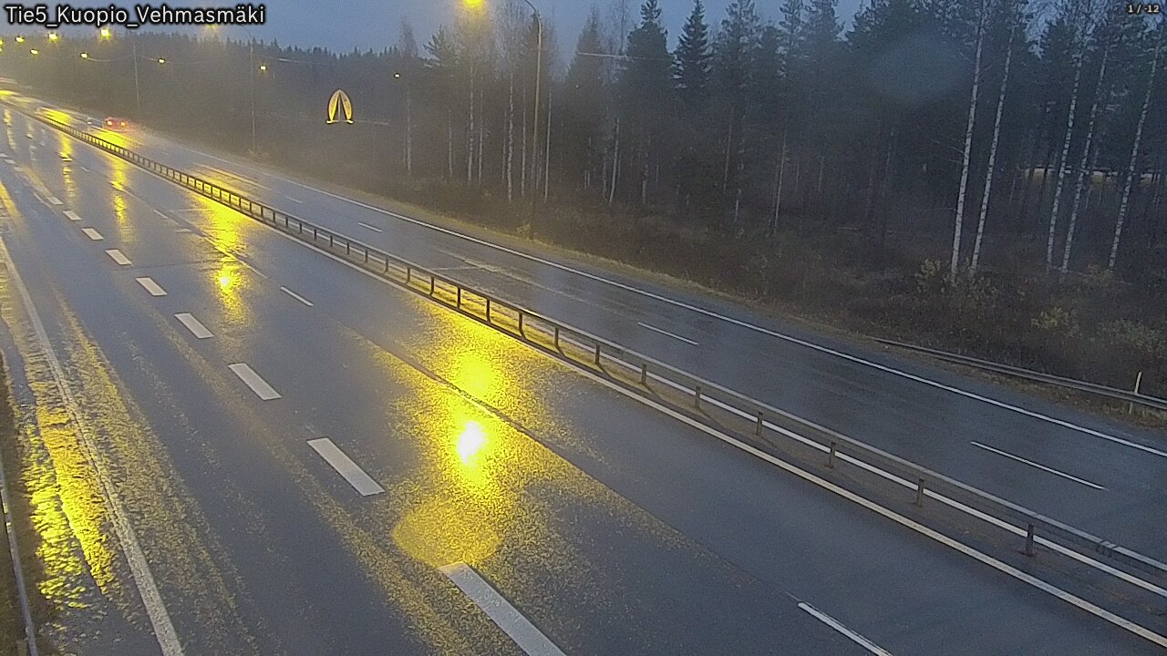 Weather Camera Image Väg 5 Kuopio, Vehmasmäki, Kuopio, Pohjois-Savo