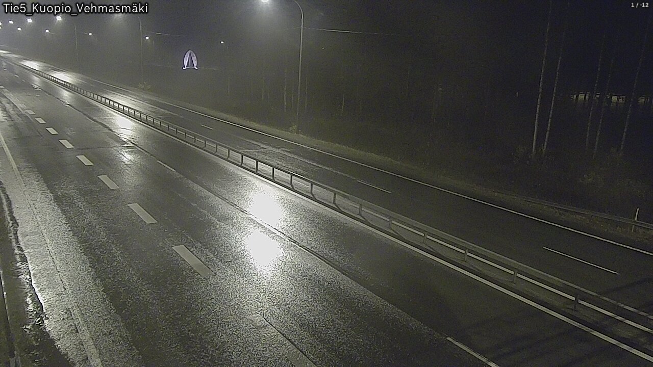 Weather Camera Image Road 5 Kuopio, Vehmasmäki, Kuopio, Pohjois-Savo