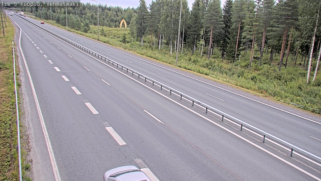 Weather Camera Image Väg 5 Kuopio, Vehmasmäki, Kuopio, Pohjois-Savo