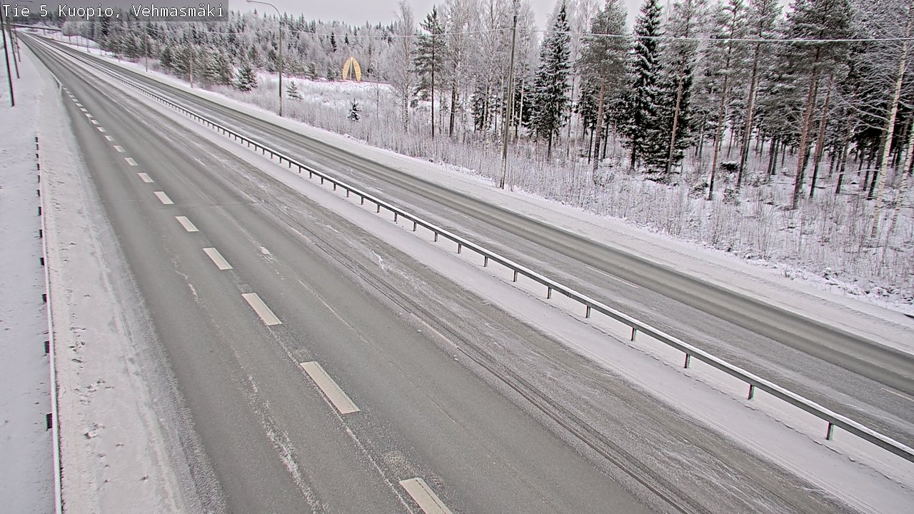 Weather Camera Image Väg 5 Kuopio, Vehmasmäki, Kuopio, Pohjois-Savo
