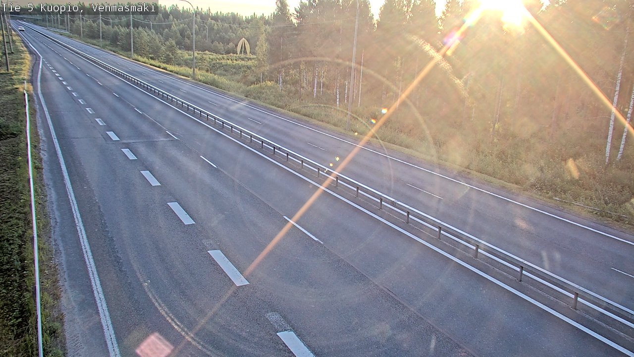 Kelikamerat Kuva Tie 5 Kuopio, Vehmasmäki, Kuopio, Pohjois-Savo