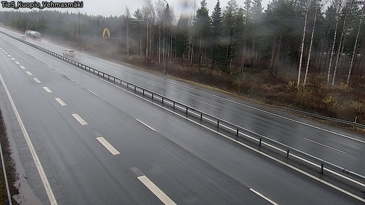 Weather Camera Image Väg 5 Kuopio, Vehmasmäki, Kuopio, Pohjois-Savo