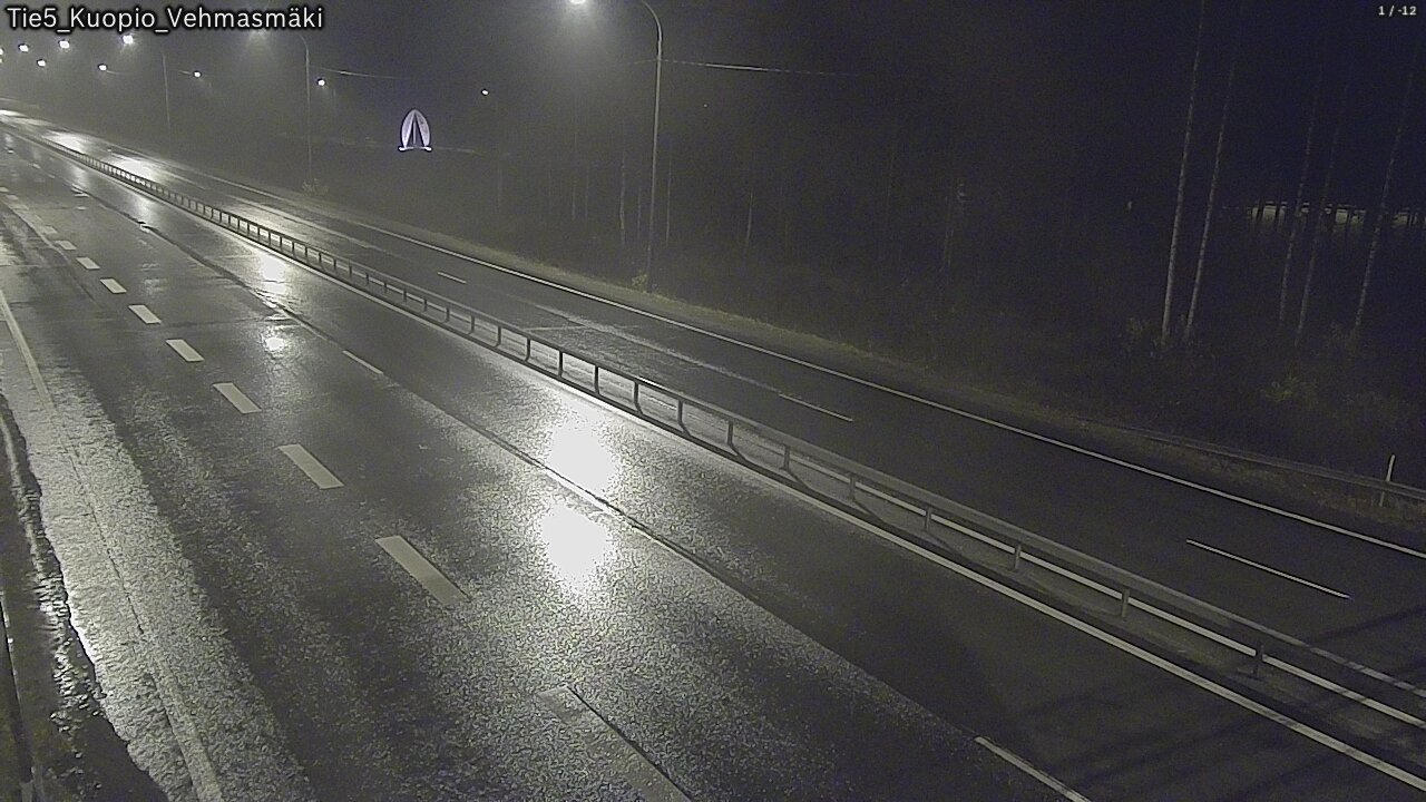 Weather Camera Image Road 5 Kuopio, Vehmasmäki, Kuopio, Pohjois-Savo