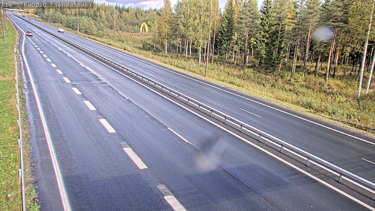 Weather Camera Image Road 5 Kuopio, Vehmasmäki, Kuopio, Pohjois-Savo