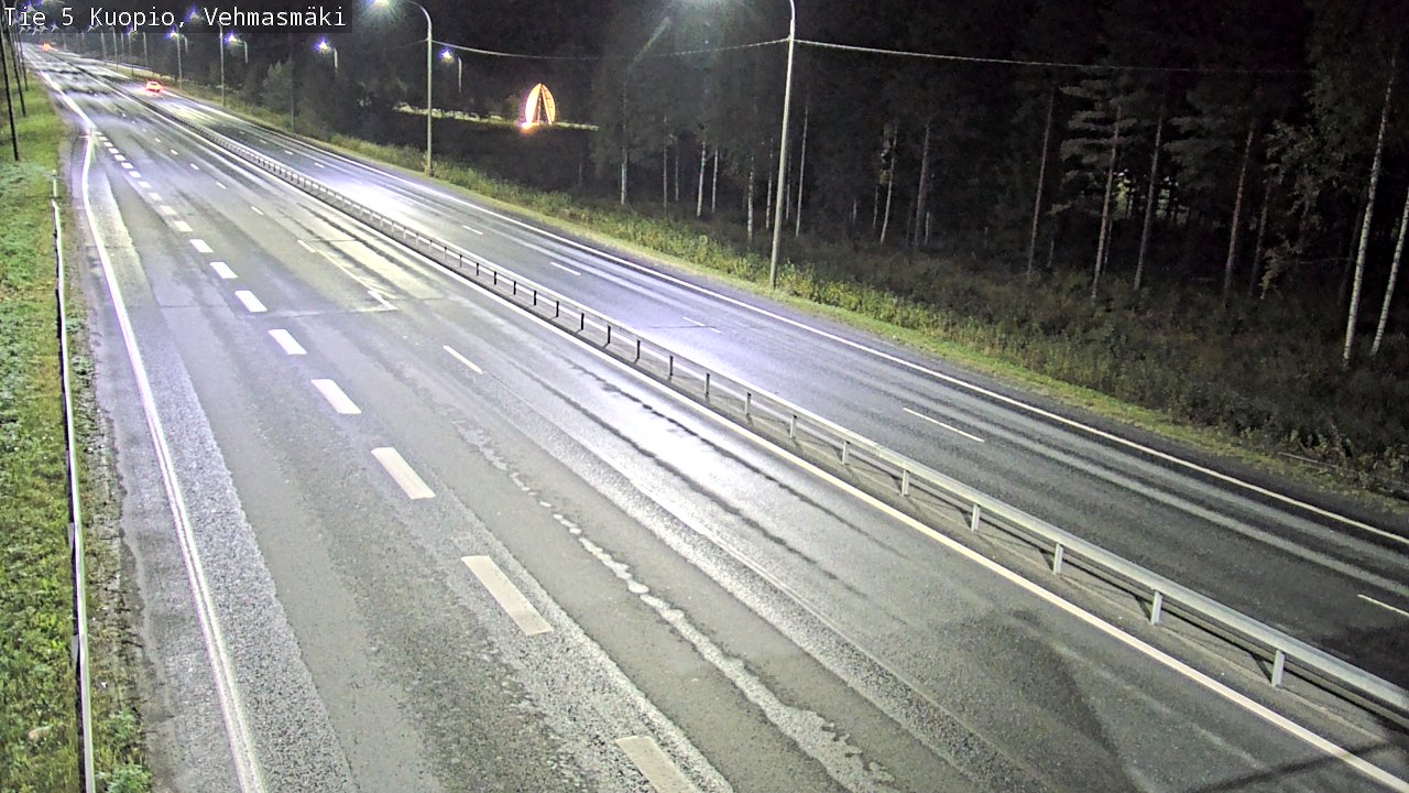 Weather Camera Image Road 5 Kuopio, Vehmasmäki, Kuopio, Pohjois-Savo