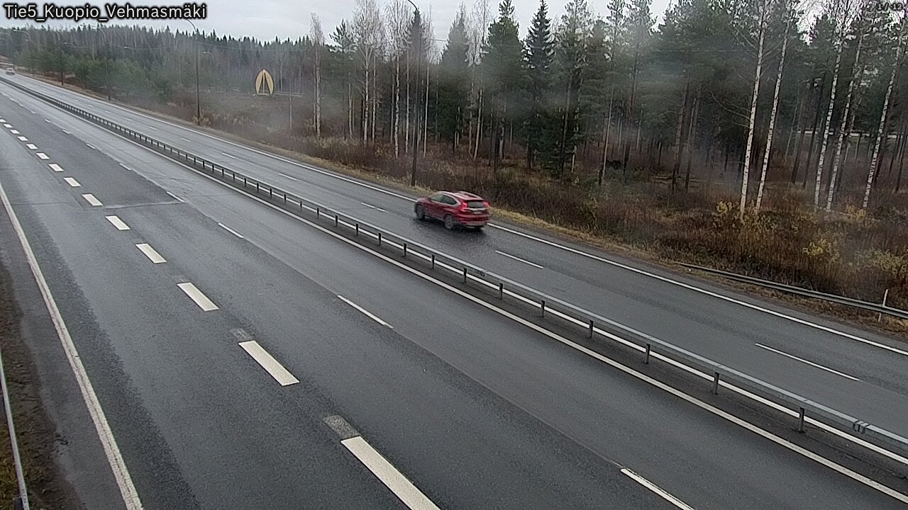 Weather Camera Image Väg 5 Kuopio, Vehmasmäki, Kuopio, Pohjois-Savo