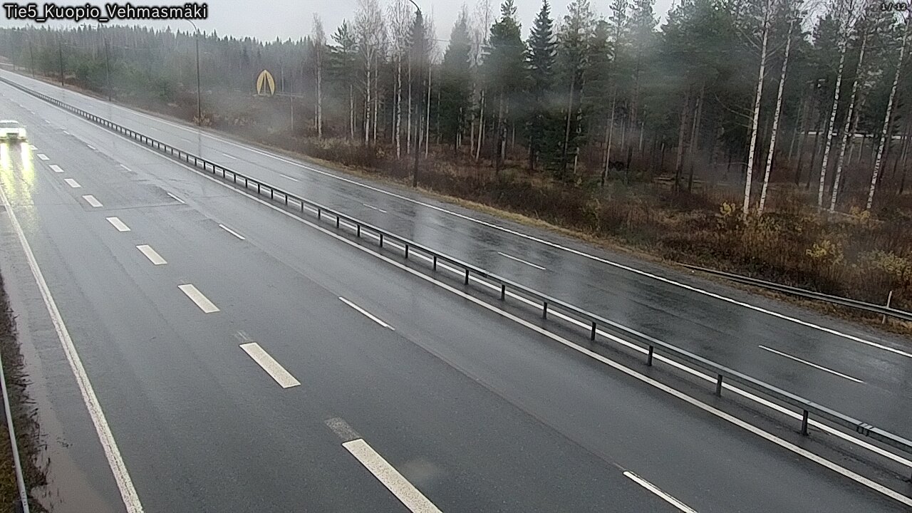 Weather Camera Image Väg 5 Kuopio, Vehmasmäki, Kuopio, Pohjois-Savo