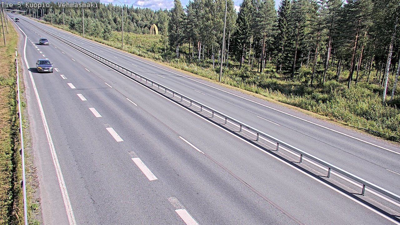 Kelikamerat Kuva Tie 5 Kuopio, Vehmasmäki, Kuopio, Pohjois-Savo
