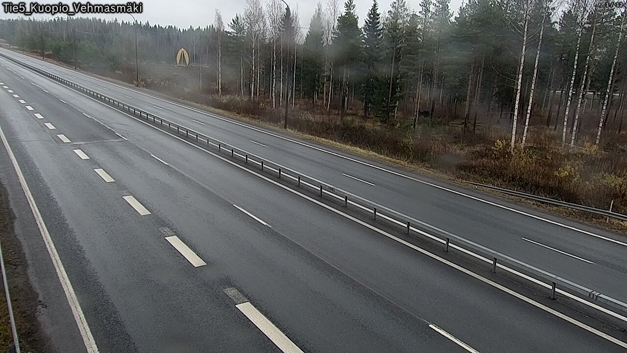 Weather Camera Image Väg 5 Kuopio, Vehmasmäki, Kuopio, Pohjois-Savo