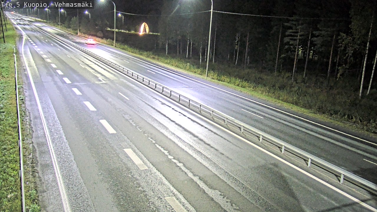 Weather Camera Image Road 5 Kuopio, Vehmasmäki, Kuopio, Pohjois-Savo