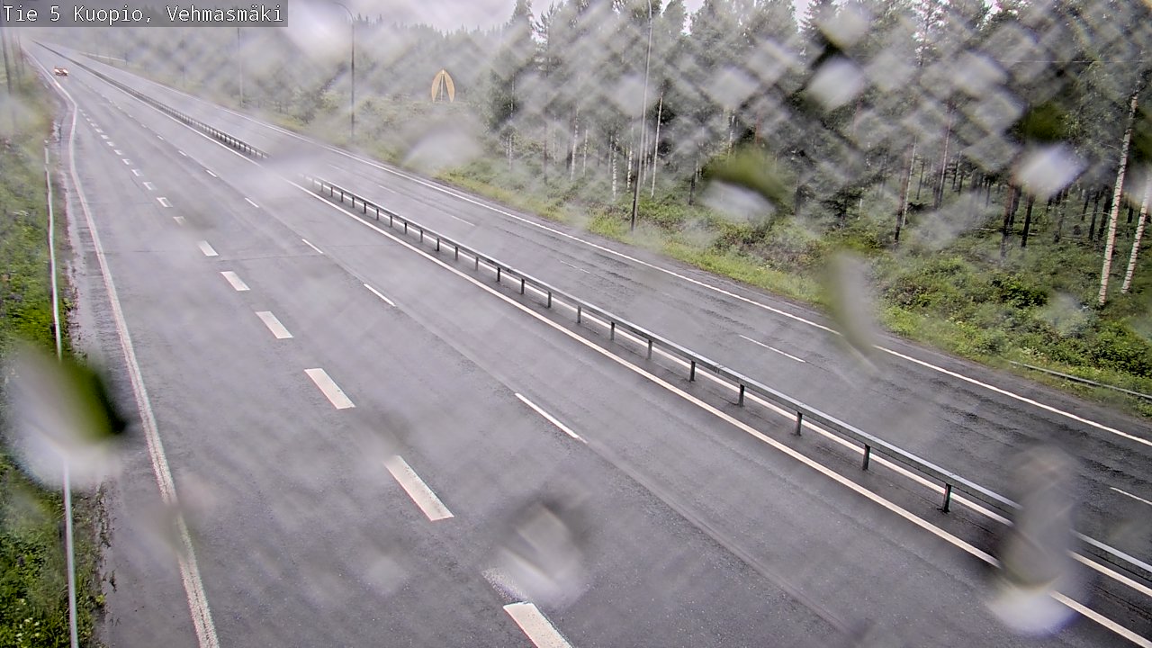 Weather Camera Image Väg 5 Kuopio, Vehmasmäki, Kuopio, Pohjois-Savo