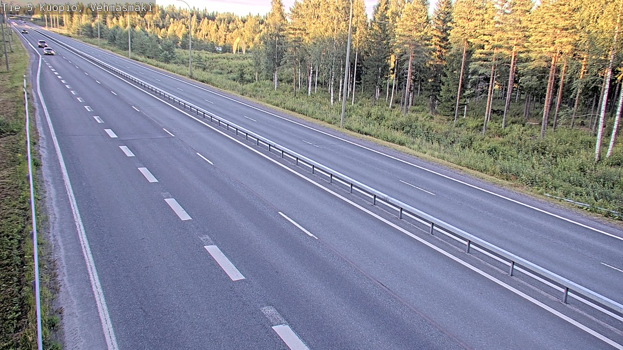 Kelikamerat Kuva Tie 5 Kuopio, Vehmasmäki, Kuopio, Pohjois-Savo