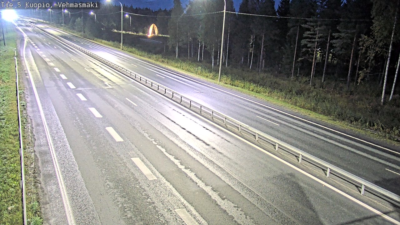 Weather Camera Image Road 5 Kuopio, Vehmasmäki, Kuopio, Pohjois-Savo