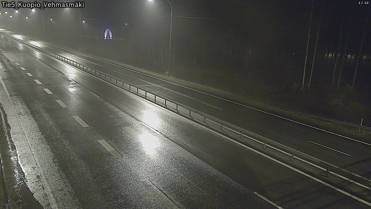 Weather Camera Image Road 5 Kuopio, Vehmasmäki, Kuopio, Pohjois-Savo