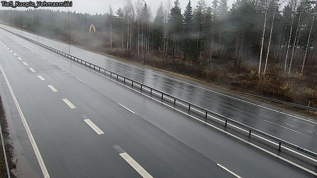 Weather Camera Image Väg 5 Kuopio, Vehmasmäki, Kuopio, Pohjois-Savo