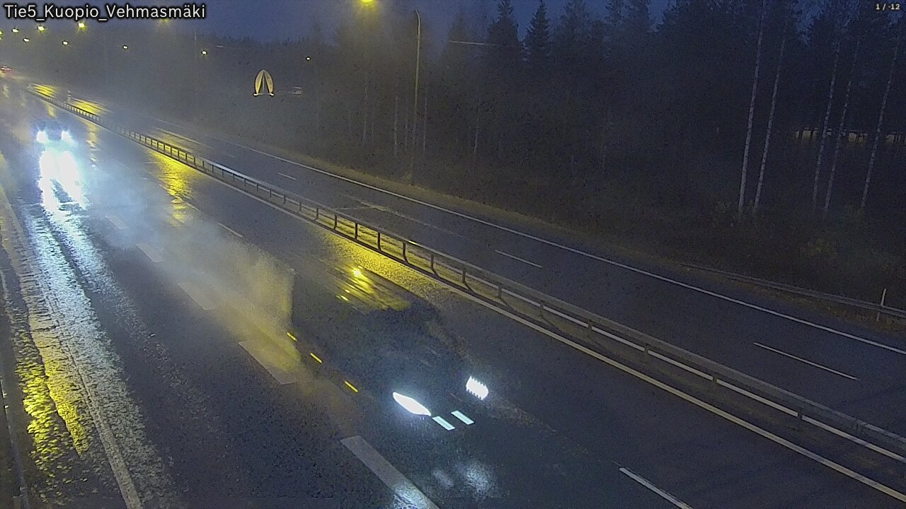 Weather Camera Image Väg 5 Kuopio, Vehmasmäki, Kuopio, Pohjois-Savo