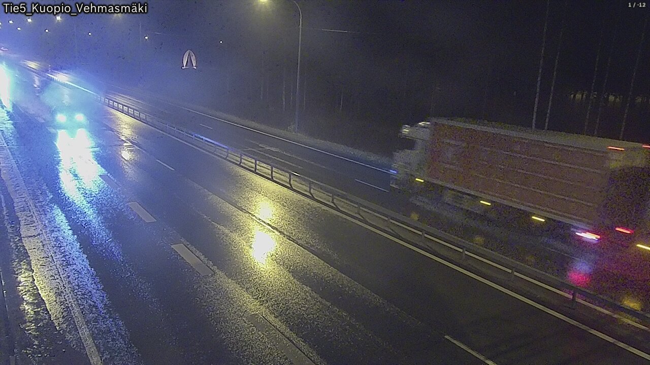 Weather Camera Image Väg 5 Kuopio, Vehmasmäki, Kuopio, Pohjois-Savo