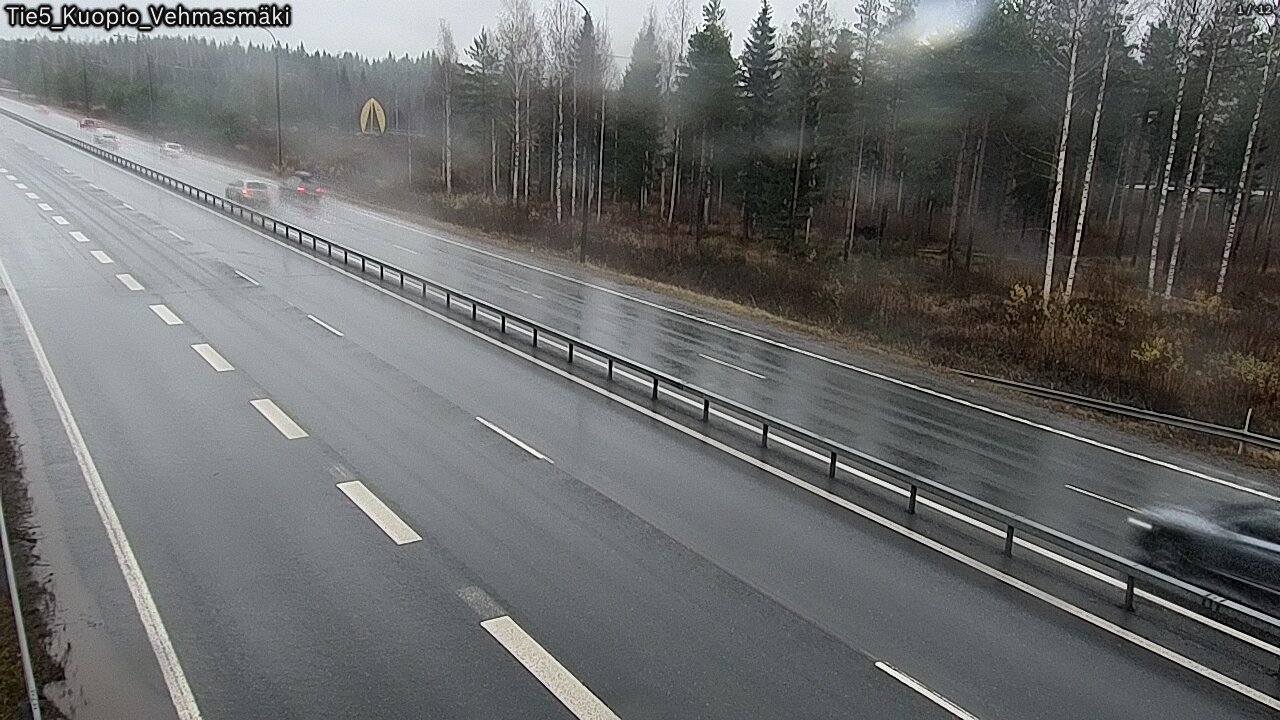Weather Camera Image Väg 5 Kuopio, Vehmasmäki, Kuopio, Pohjois-Savo
