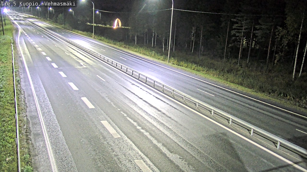 Weather Camera Image Road 5 Kuopio, Vehmasmäki, Kuopio, Pohjois-Savo