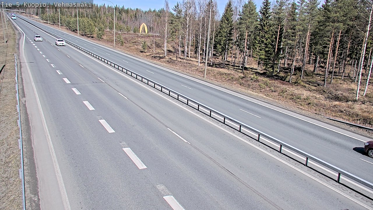Kelikamerat Kuva Tie 5 Kuopio, Vehmasmäki, Kuopio, Pohjois-Savo