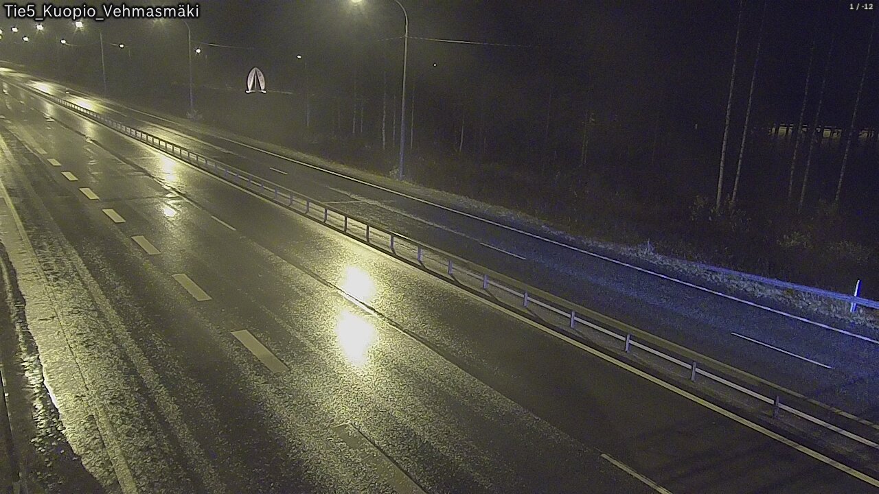Weather Camera Image Road 5 Kuopio, Vehmasmäki, Kuopio, Pohjois-Savo