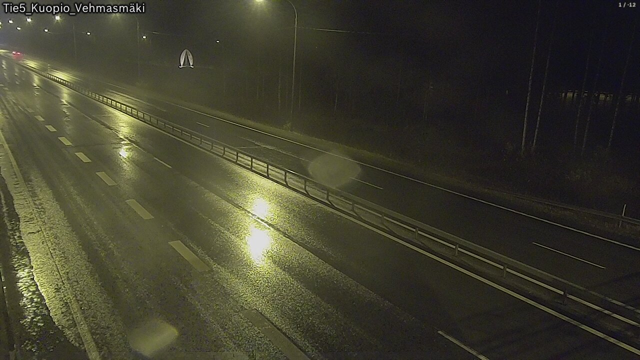 Weather Camera Image Väg 5 Kuopio, Vehmasmäki, Kuopio, Pohjois-Savo