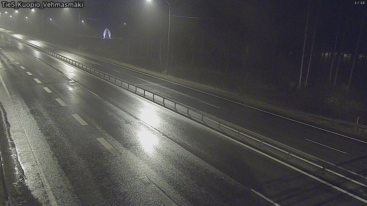 Weather Camera Image Road 5 Kuopio, Vehmasmäki, Kuopio, Pohjois-Savo