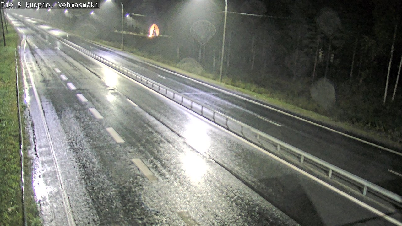 Weather Camera Image Road 5 Kuopio, Vehmasmäki, Kuopio, Pohjois-Savo