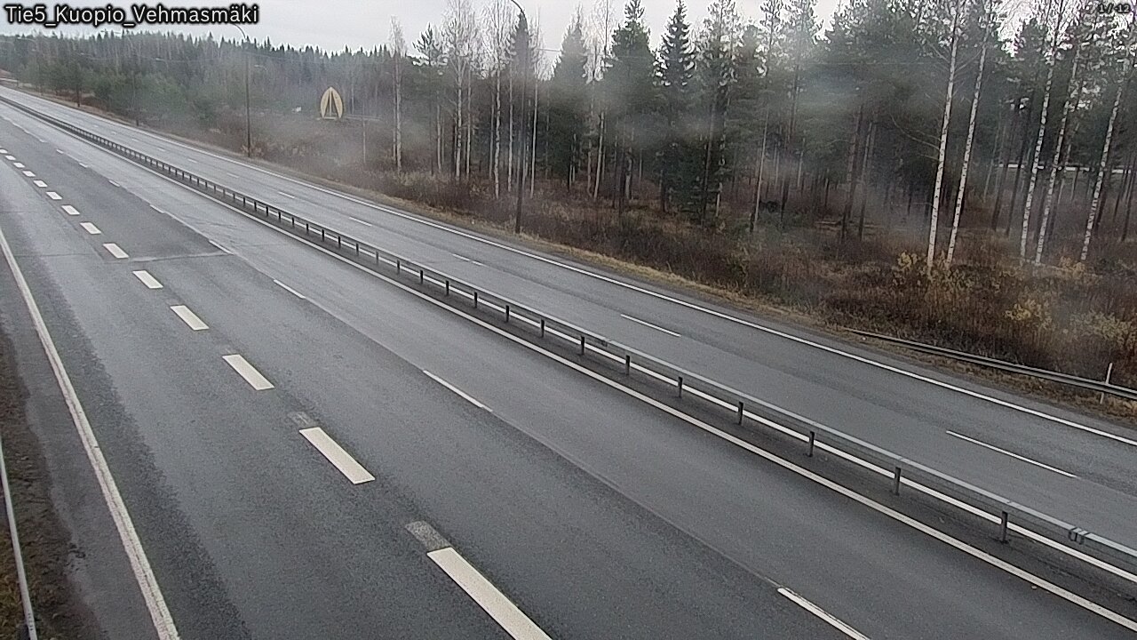 Weather Camera Image Väg 5 Kuopio, Vehmasmäki, Kuopio, Pohjois-Savo
