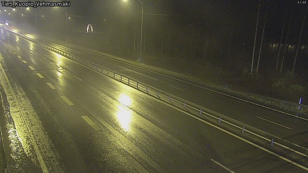 Weather Camera Image Väg 5 Kuopio, Vehmasmäki, Kuopio, Pohjois-Savo