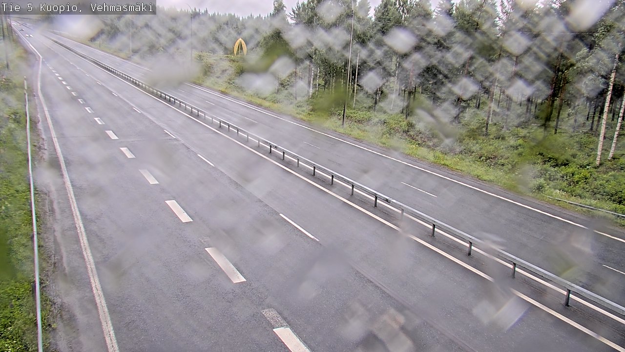 Weather Camera Image Väg 5 Kuopio, Vehmasmäki, Kuopio, Pohjois-Savo
