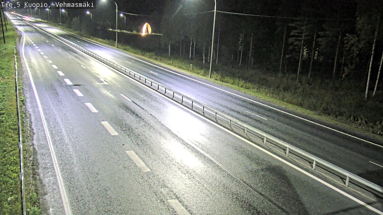 Weather Camera Image Road 5 Kuopio, Vehmasmäki, Kuopio, Pohjois-Savo