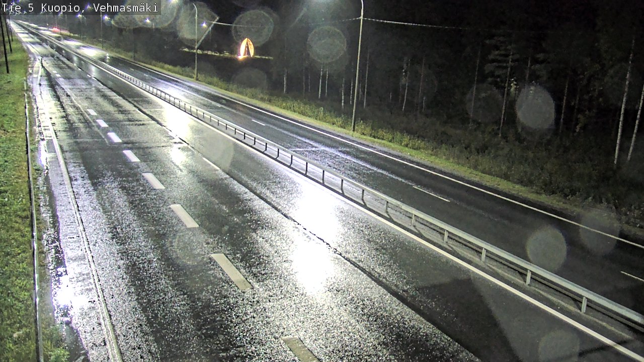 Weather Camera Image Road 5 Kuopio, Vehmasmäki, Kuopio, Pohjois-Savo