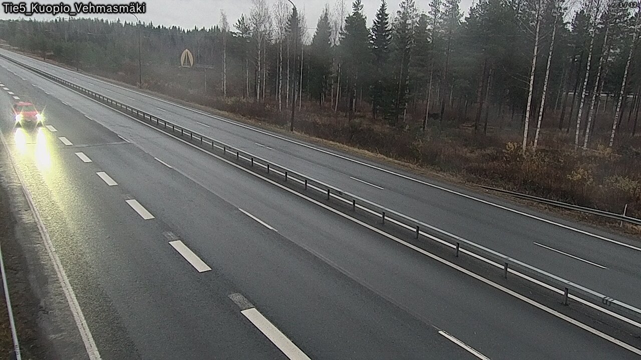 Weather Camera Image Väg 5 Kuopio, Vehmasmäki, Kuopio, Pohjois-Savo