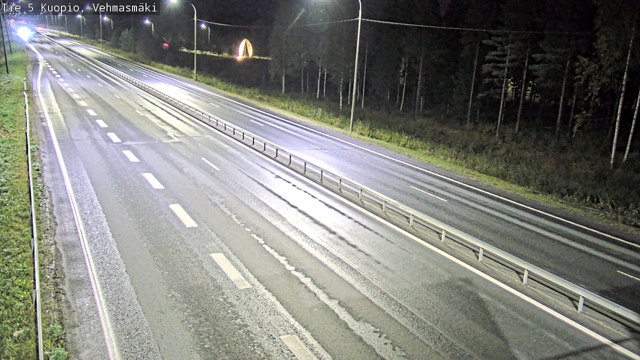 Weather Camera Image Road 5 Kuopio, Vehmasmäki, Kuopio, Pohjois-Savo