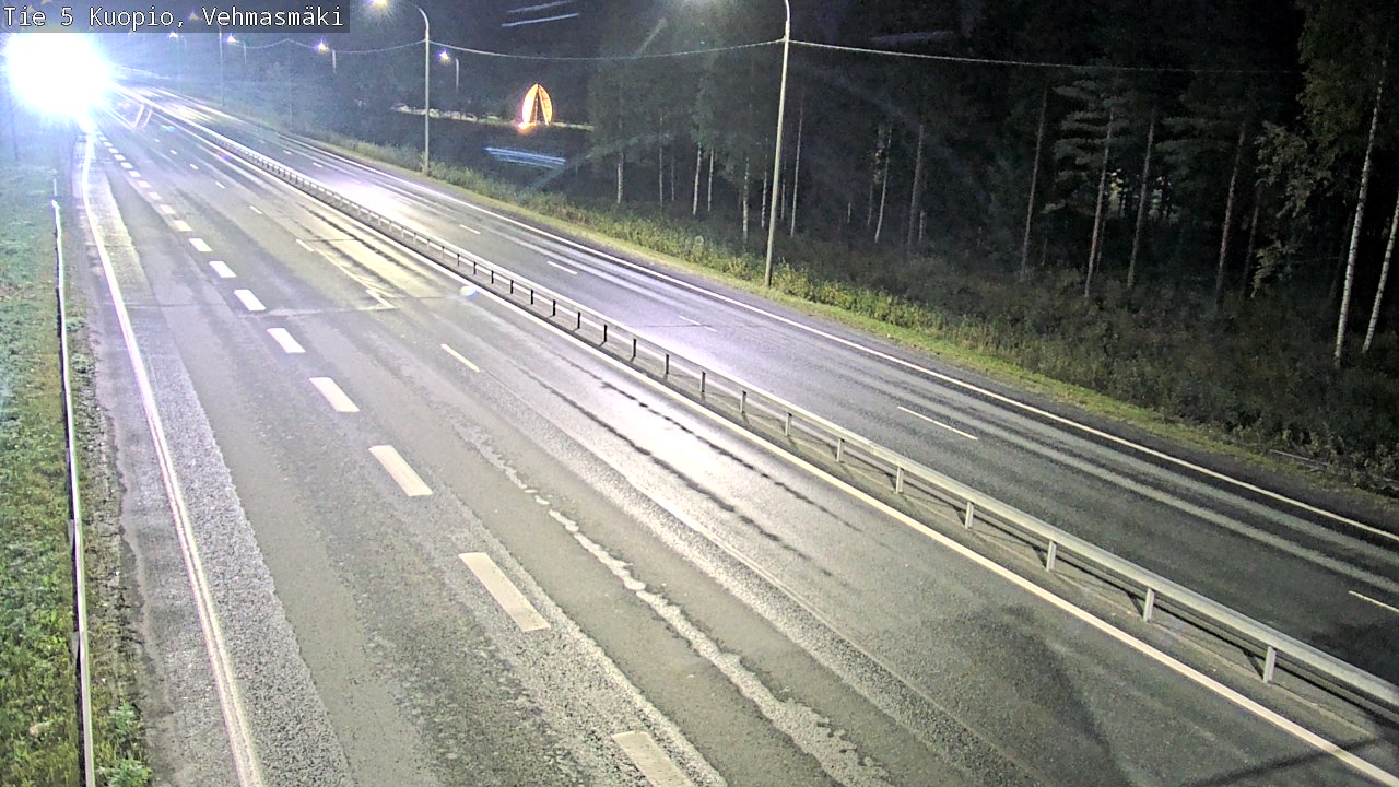 Weather Camera Image Road 5 Kuopio, Vehmasmäki, Kuopio, Pohjois-Savo