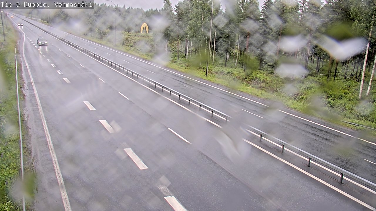Weather Camera Image Väg 5 Kuopio, Vehmasmäki, Kuopio, Pohjois-Savo