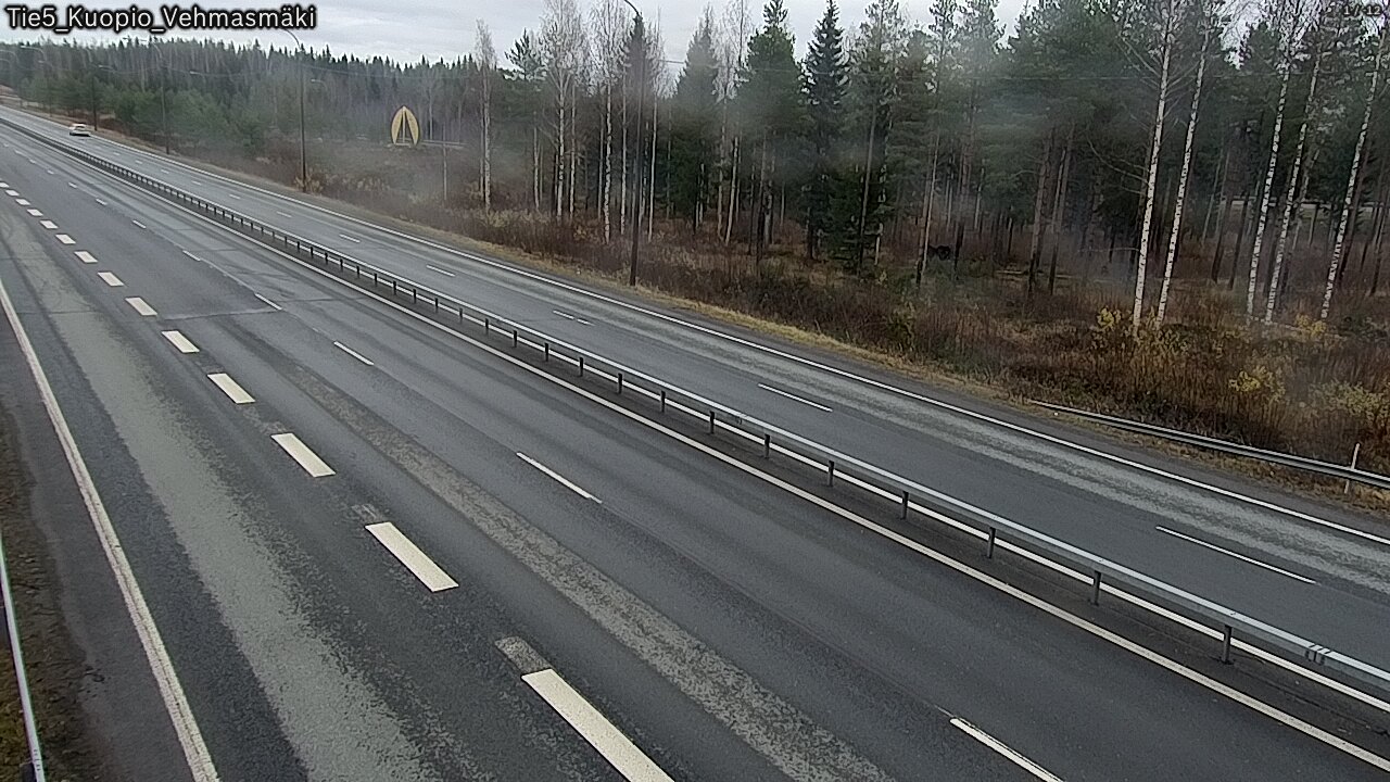 Weather Camera Image Väg 5 Kuopio, Vehmasmäki, Kuopio, Pohjois-Savo