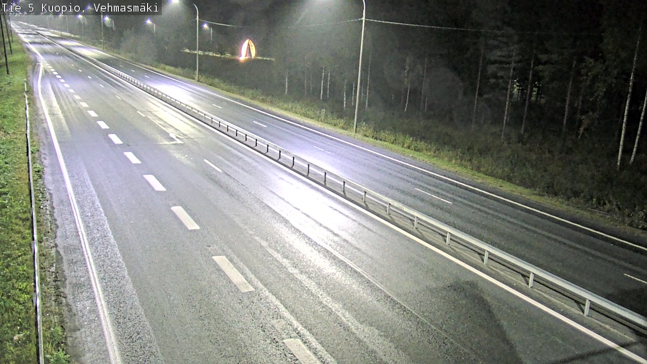 Weather Camera Image Road 5 Kuopio, Vehmasmäki, Kuopio, Pohjois-Savo