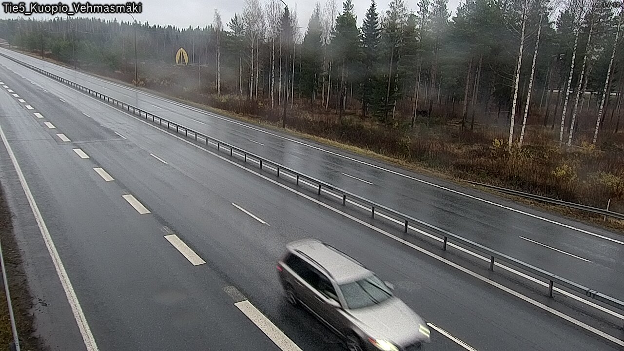 Weather Camera Image Väg 5 Kuopio, Vehmasmäki, Kuopio, Pohjois-Savo