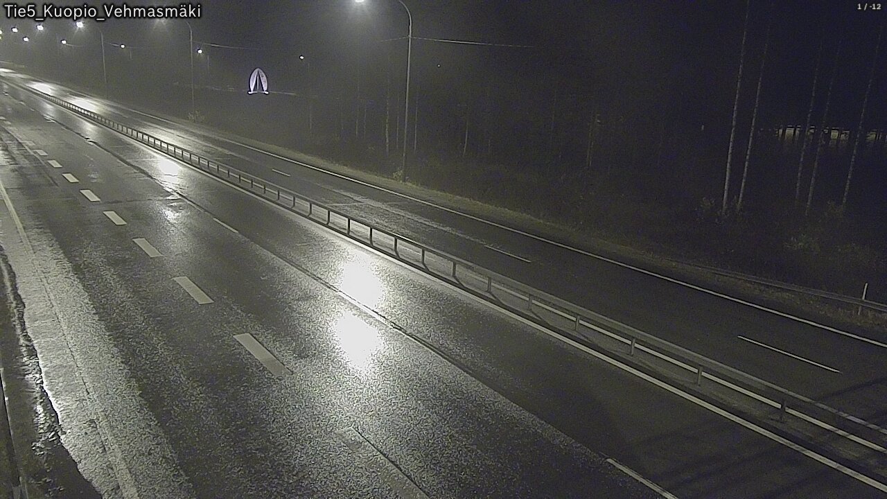 Weather Camera Image Road 5 Kuopio, Vehmasmäki, Kuopio, Pohjois-Savo