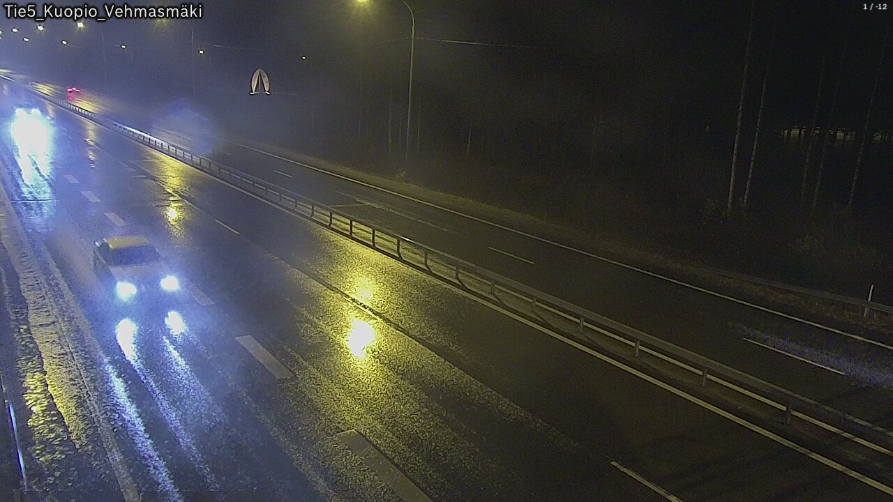 Weather Camera Image Väg 5 Kuopio, Vehmasmäki, Kuopio, Pohjois-Savo