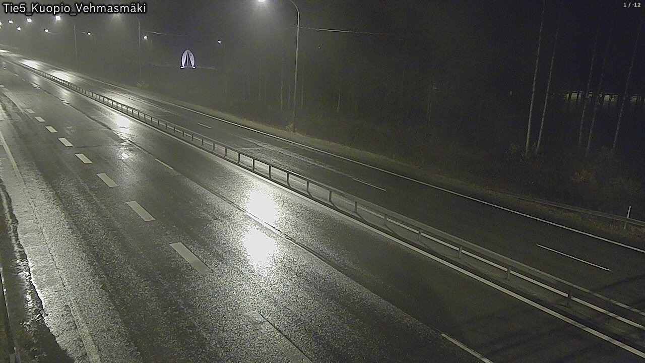 Weather Camera Image Road 5 Kuopio, Vehmasmäki, Kuopio, Pohjois-Savo
